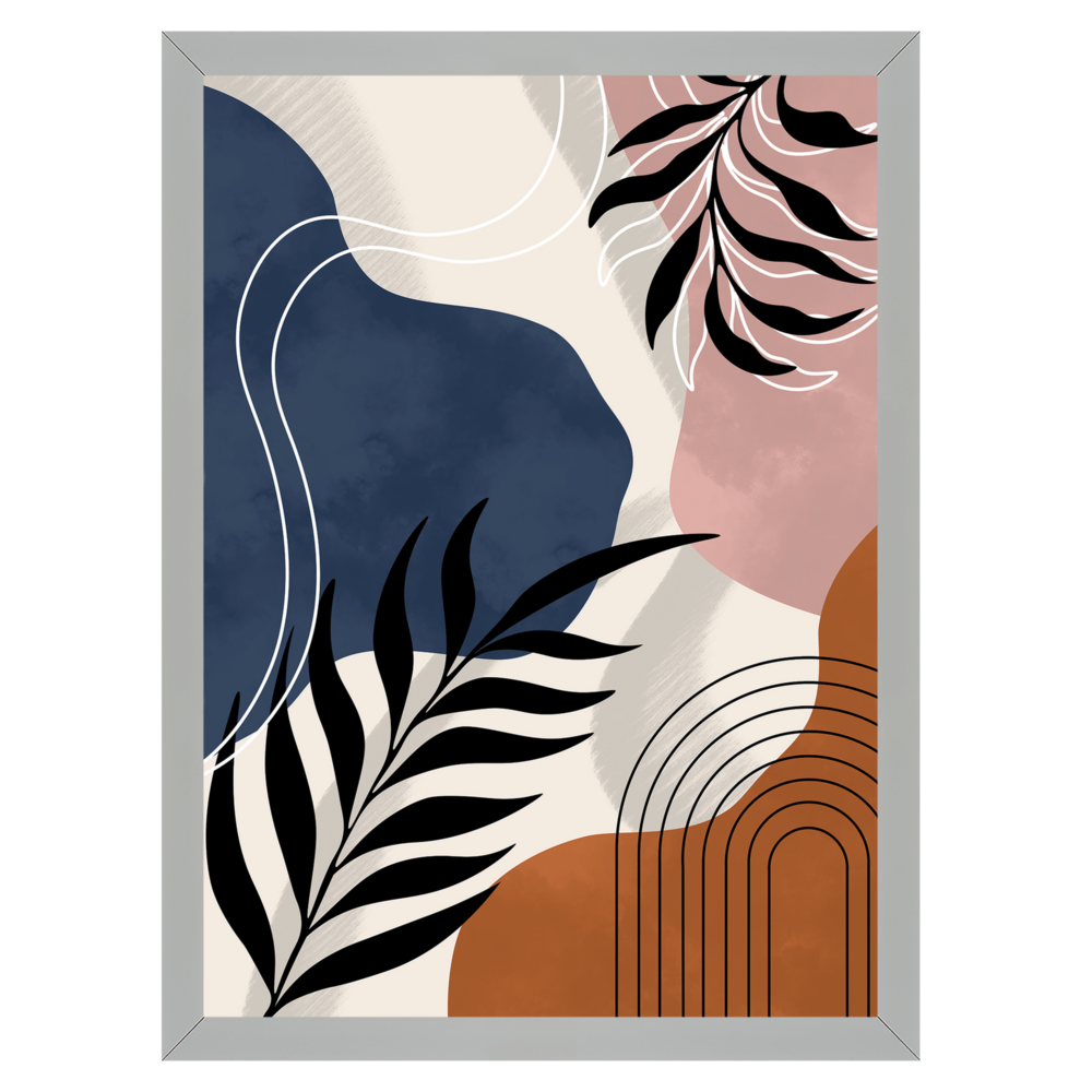 Renkli Gölgelik Minimalist Tablo